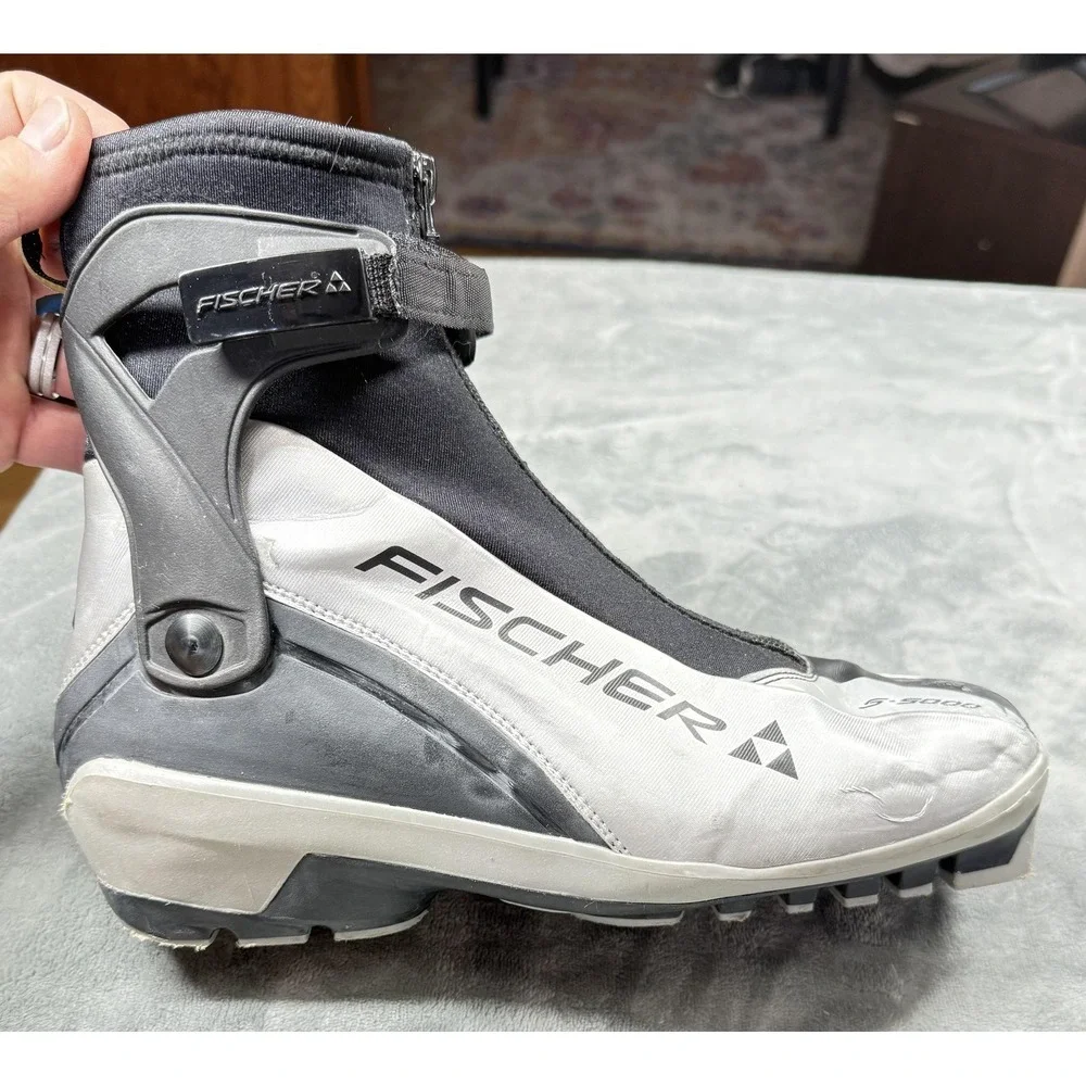 Fischer S-5000 Nordic Cross Country Ski Boots Mens EU 43‎ (approx. US 9.5)